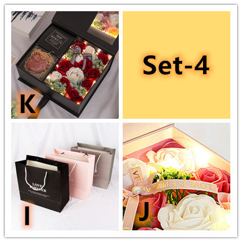 Creative Soap Rose Flower Love Gift Box