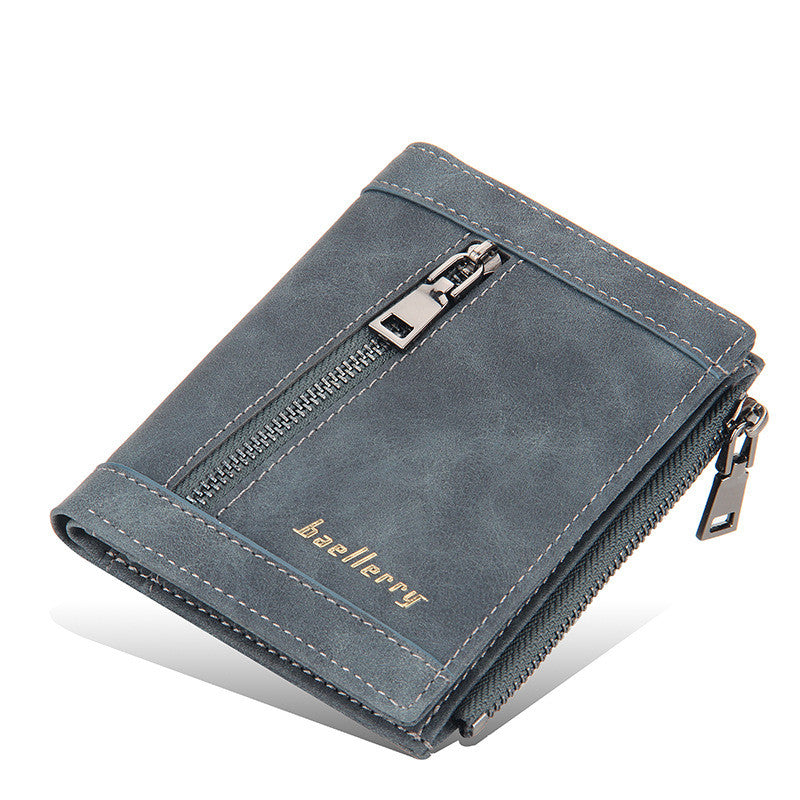 Youth Vertical Multi-card Zipper Wallet