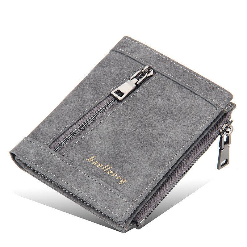 Youth Vertical Multi-card Zipper Wallet