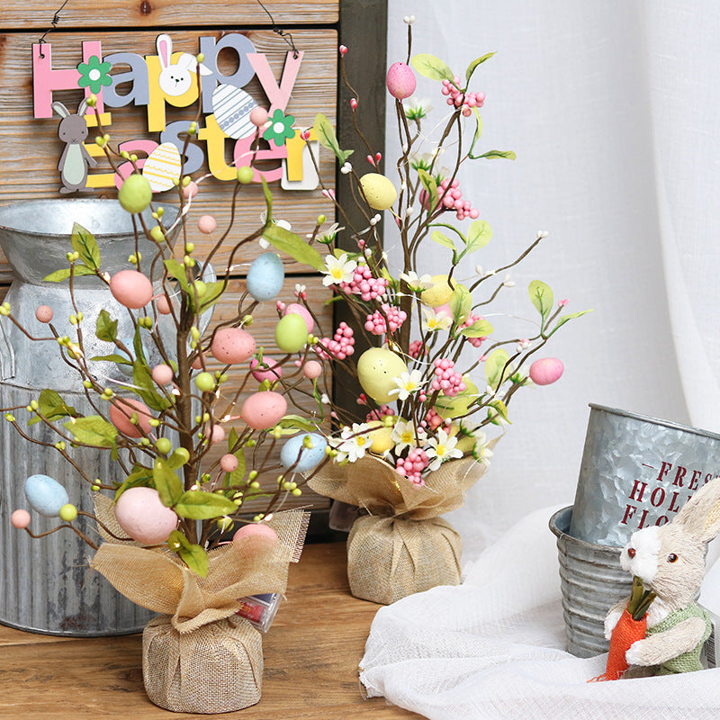 Easter Ornament LED Luminous Scene Desktop