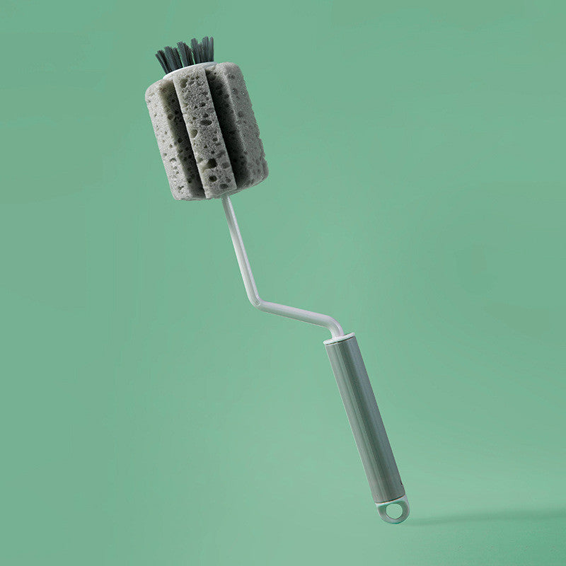 Degrees Without Dead Angle Rotating Cup Brush Long Handle