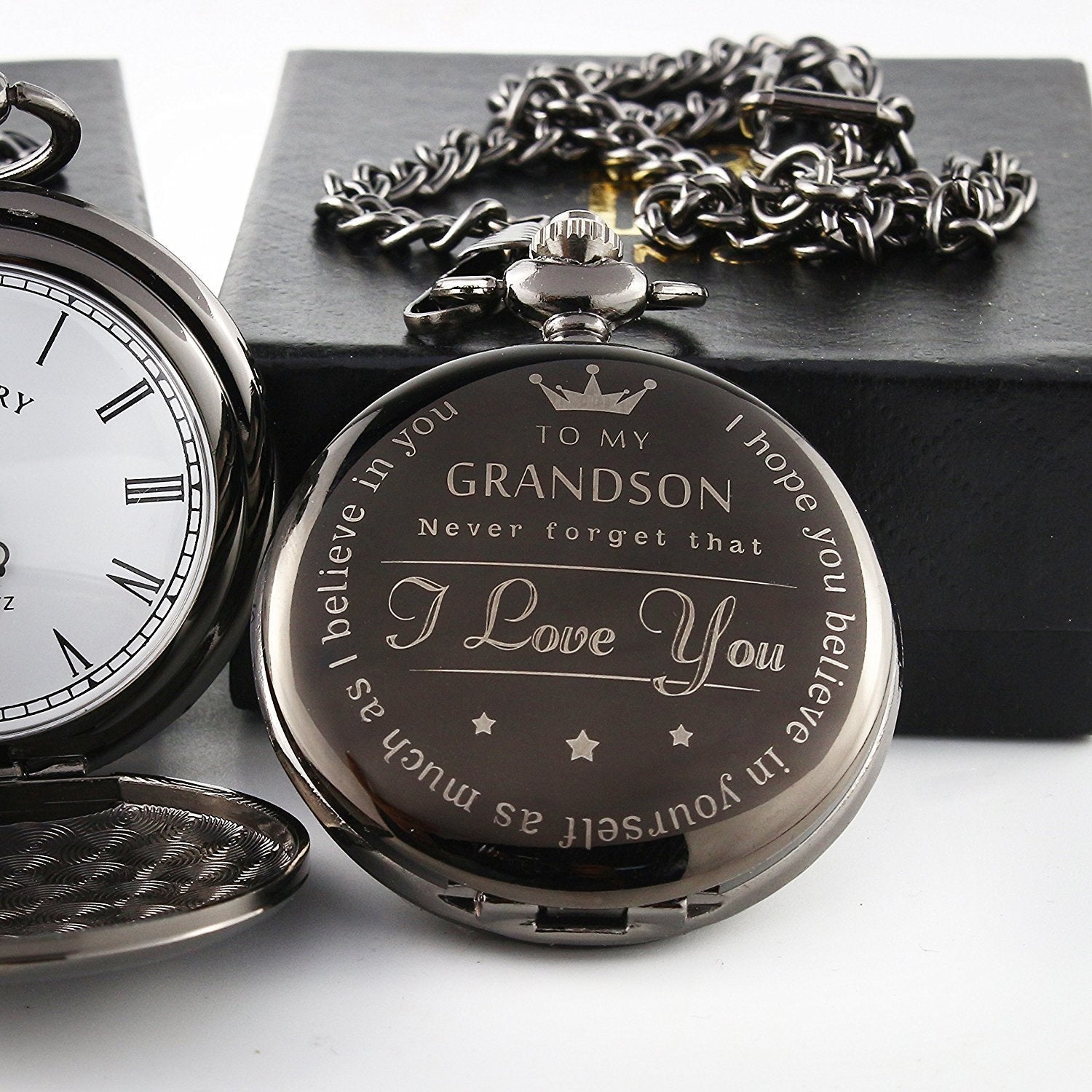 I LOVE YOU FOREVER Quartz Pocket Watch
