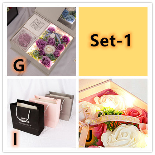 Creative Soap Rose Flower Love Gift Box