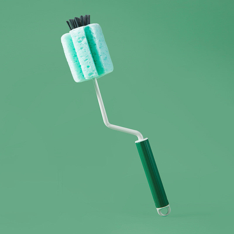 Degrees Without Dead Angle Rotating Cup Brush Long Handle