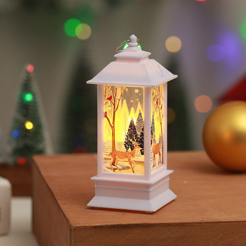 Christmas Flame Candlestick Lamp