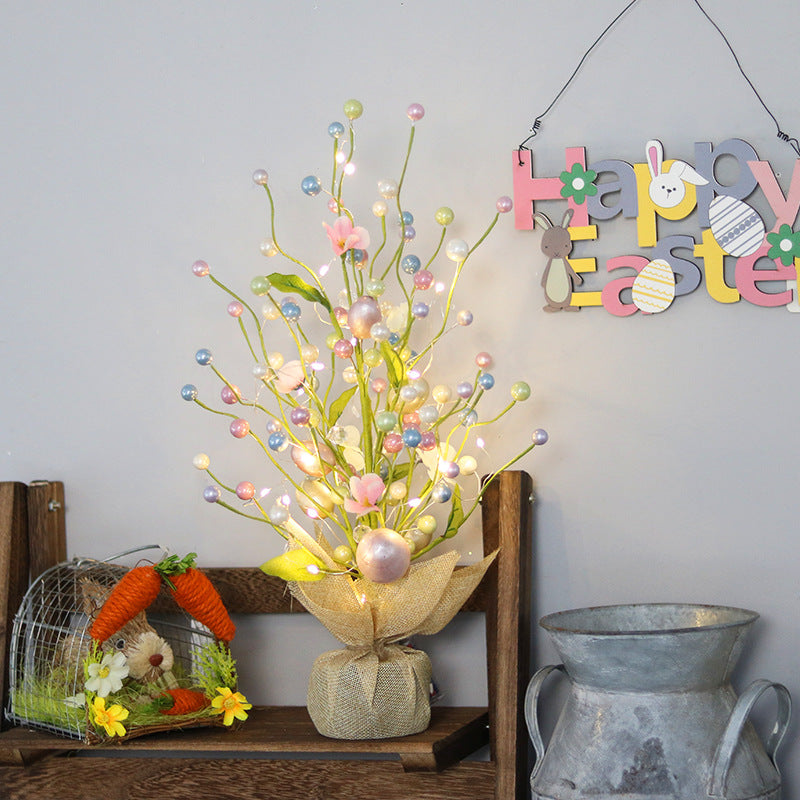 Easter Ornament LED Luminous Scene Desktop