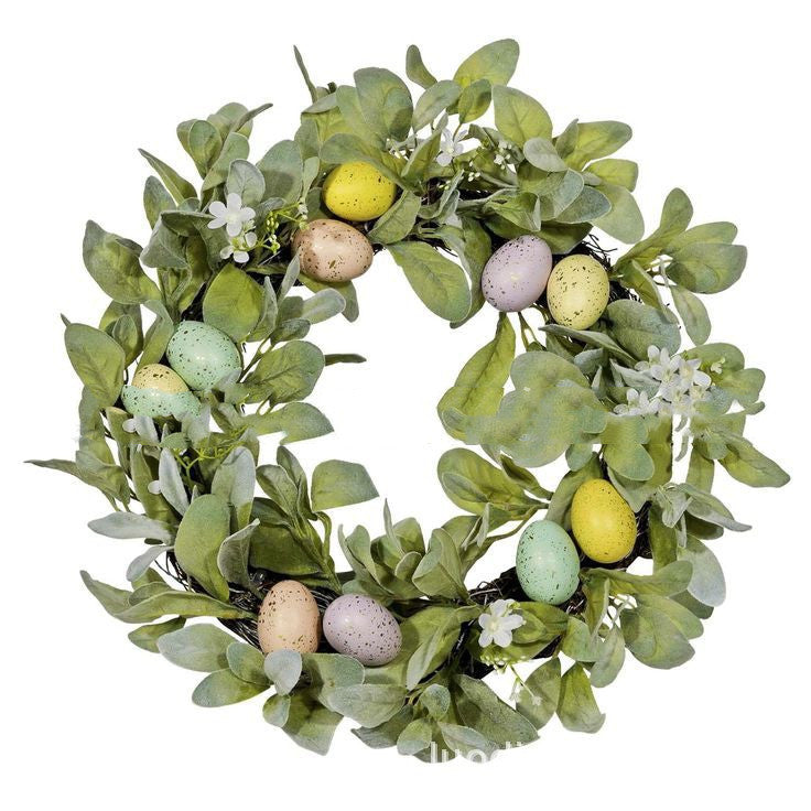Home Fashion Easter Wreath/Decorative Hanging Ornament