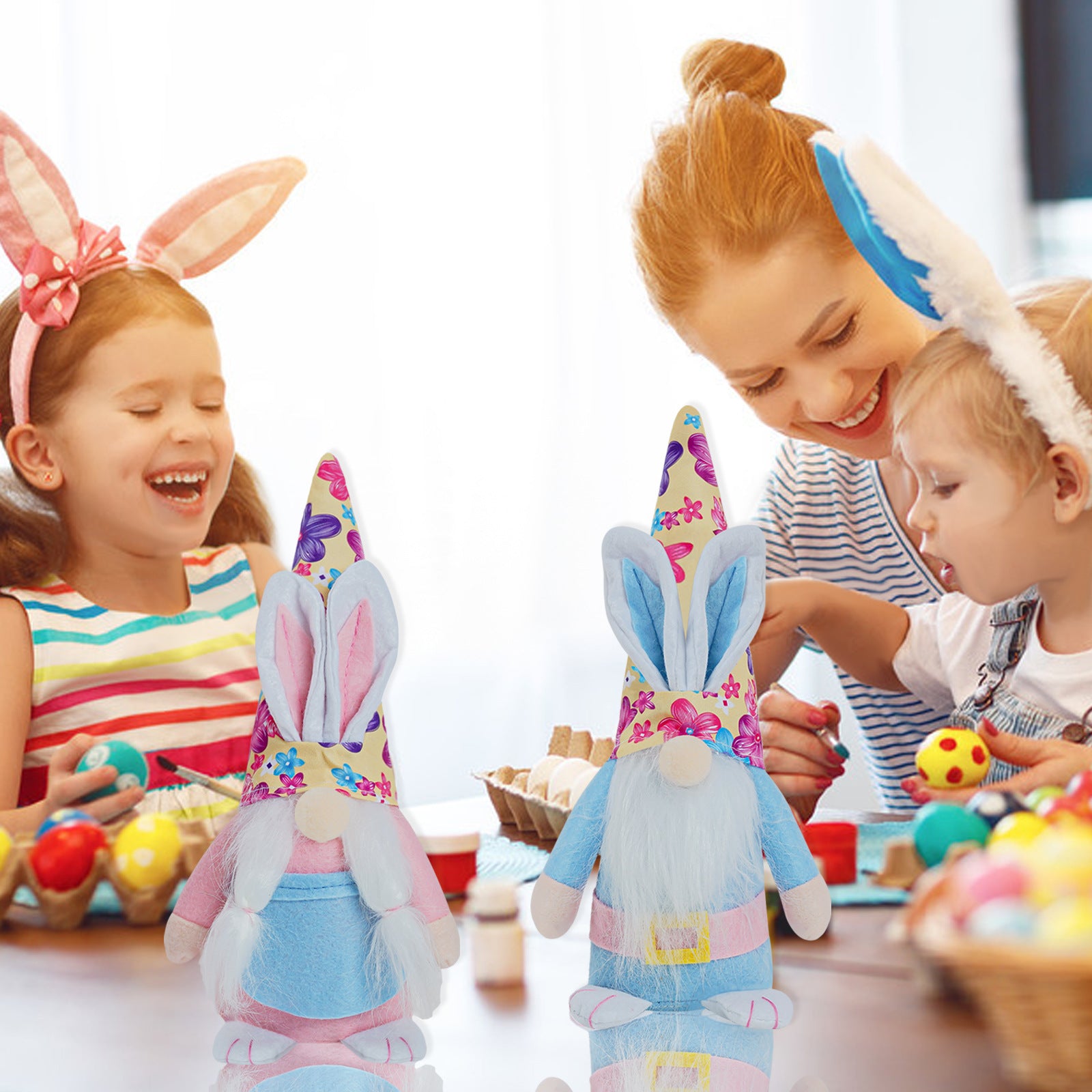 Creative Easter Decoration Standing Posture Bead Caps Doll Ornaments