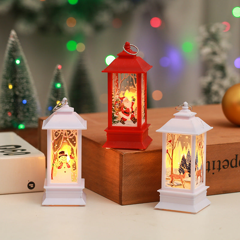 Christmas Flame Candlestick Lamp