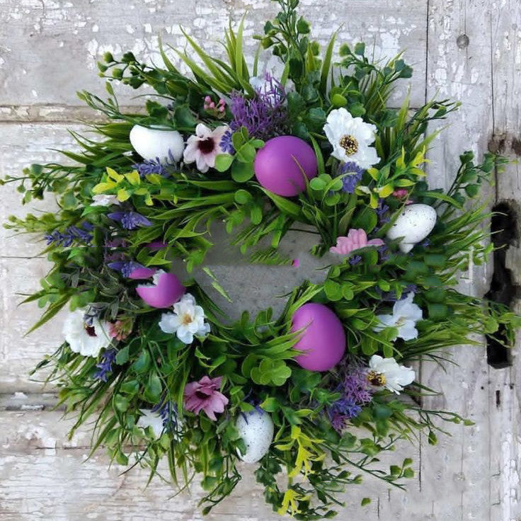 Home Fashion Easter Wreath/Decorative Hanging Ornament