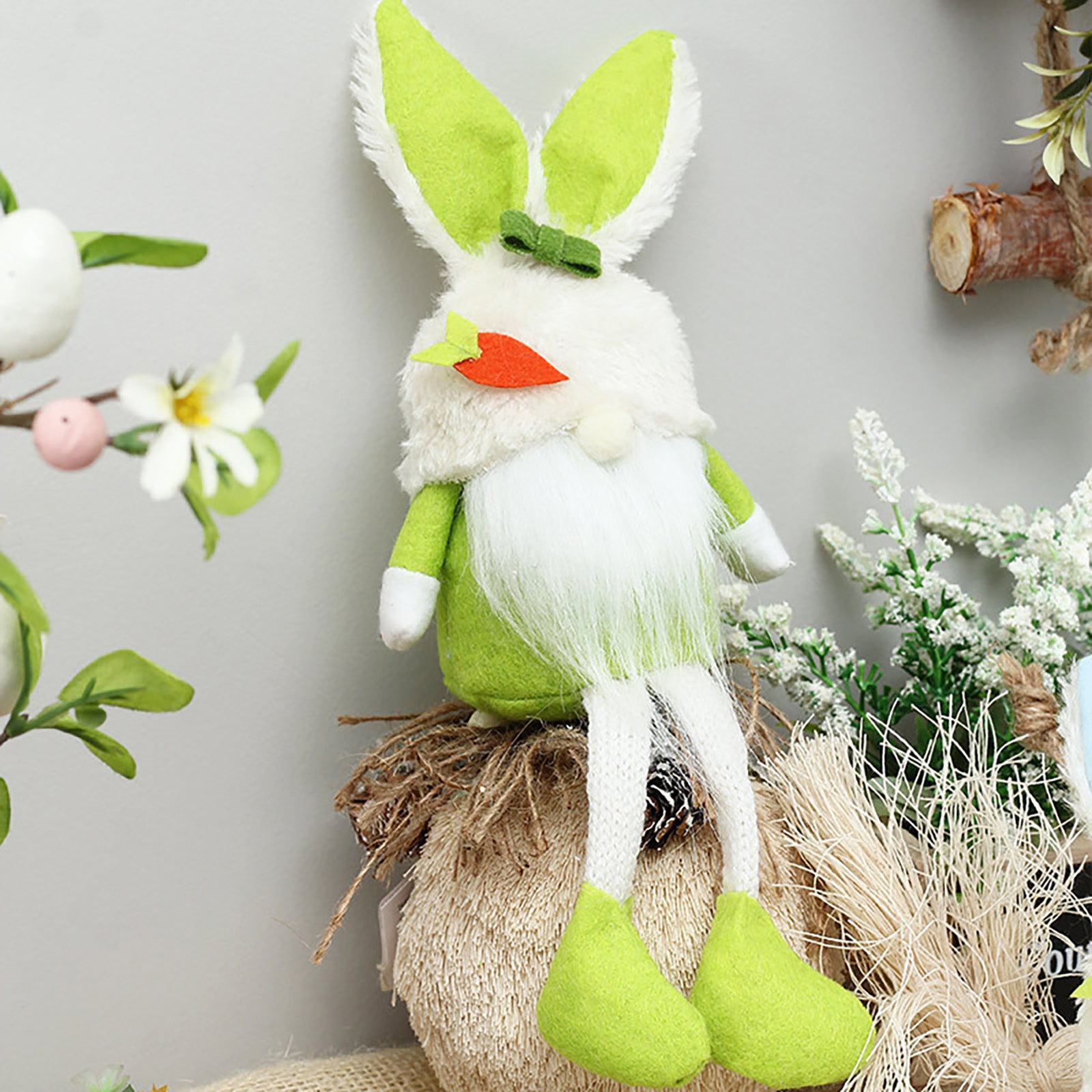 Easter Decoration Carrot Rabbit Faceless Old Man Baby