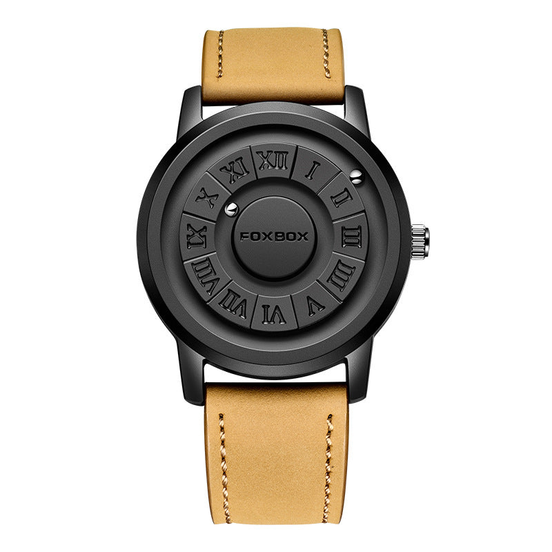 Men's Black Magnetic Suspension Technology watch