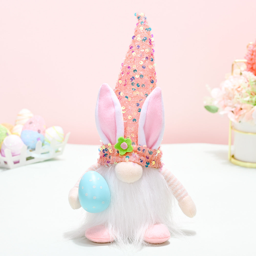 Easter Ornament With Light Chip Hat Without Face